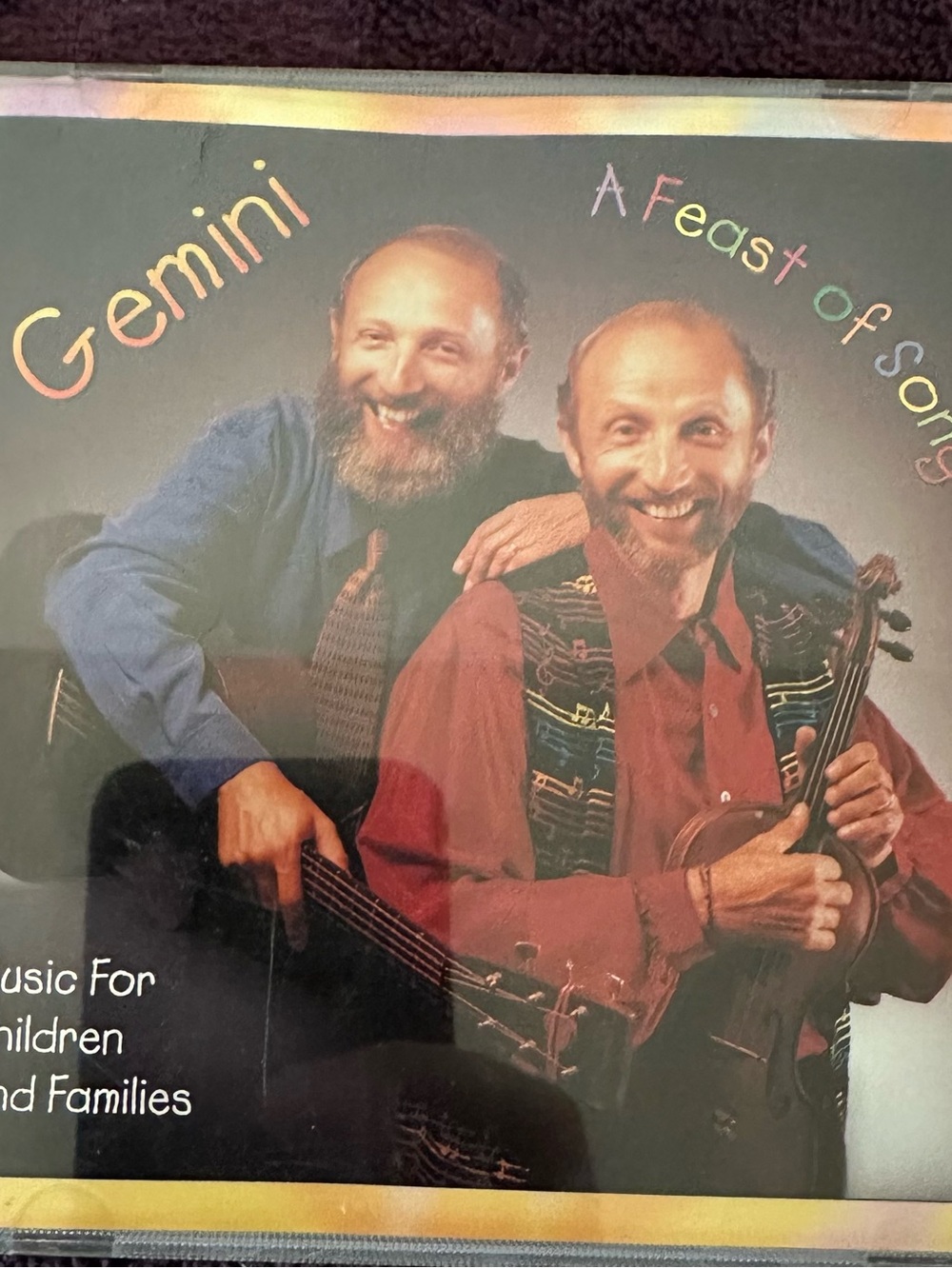 Gemini A Feast of Song CD music for children and families 16 tracks